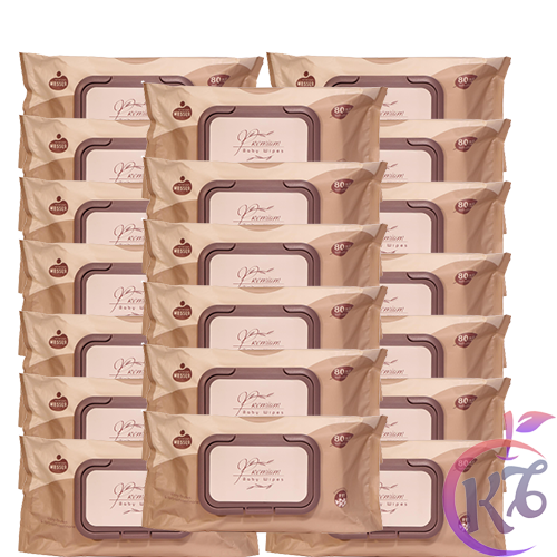 Combo 20 bịch Khăn giấy ướt Wesser 80 tờ cao cấp không mùi kháng khuẩn an toàn cho bé - khan giay uot cho be
