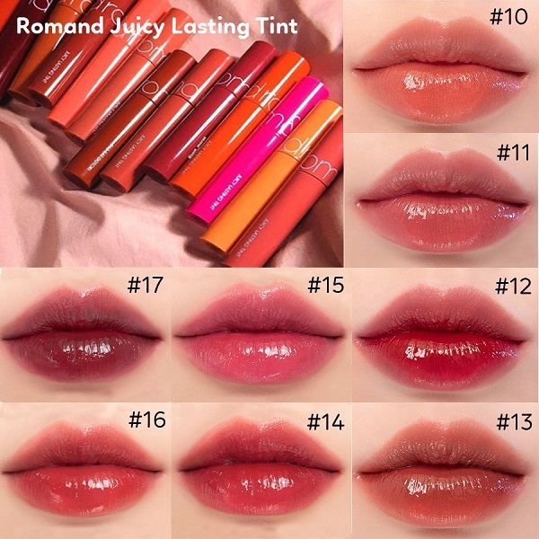 Son Romand Juicy Lasting Tint 16 Corni Soda Màu Đỏ Đất