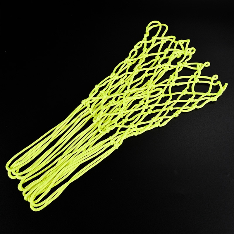 2 Basketballnetze Die Nachts Leuchten - Standard 12 Schlaufen | Für Indoor & Outdoor | Aufladen Durch Tageslicht, Blaues Glow-in-the-Dark