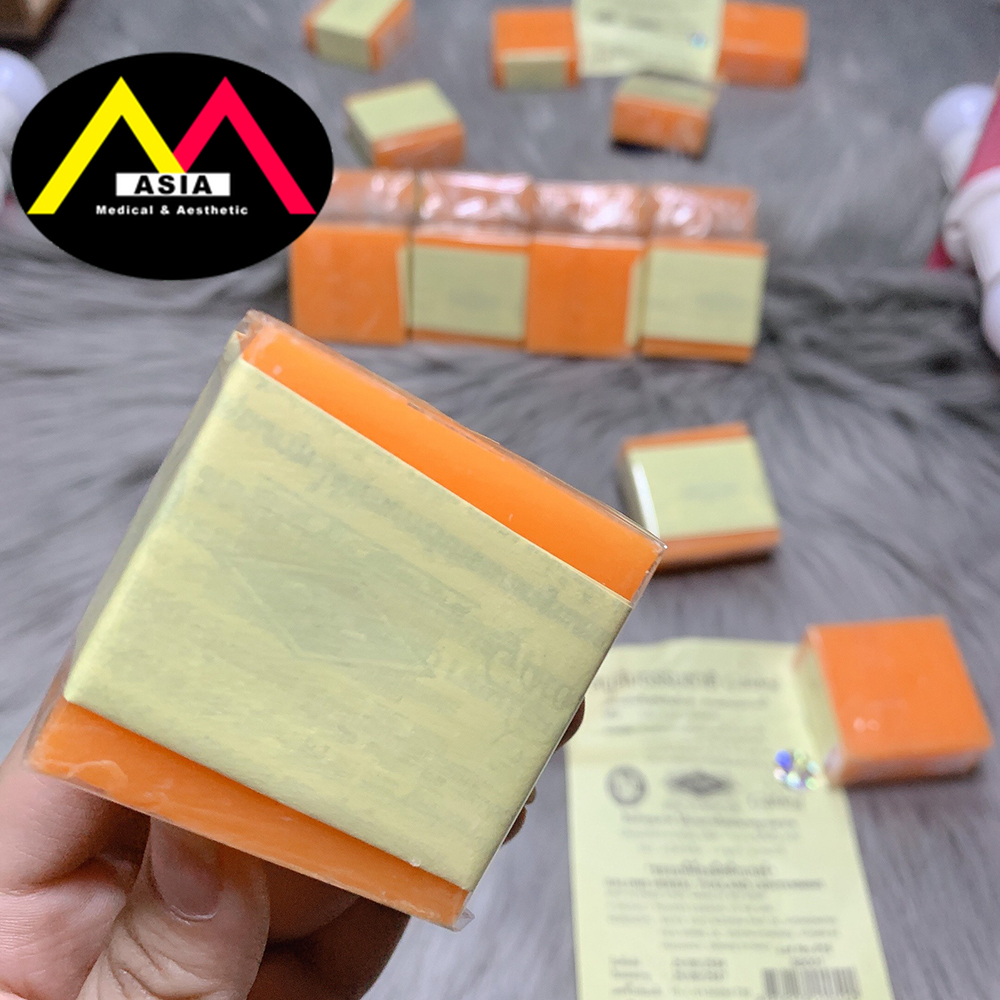 [HÀNG Chính Hãng] Xà Phòng Cam Nghệ Trắng Da Thái Lan