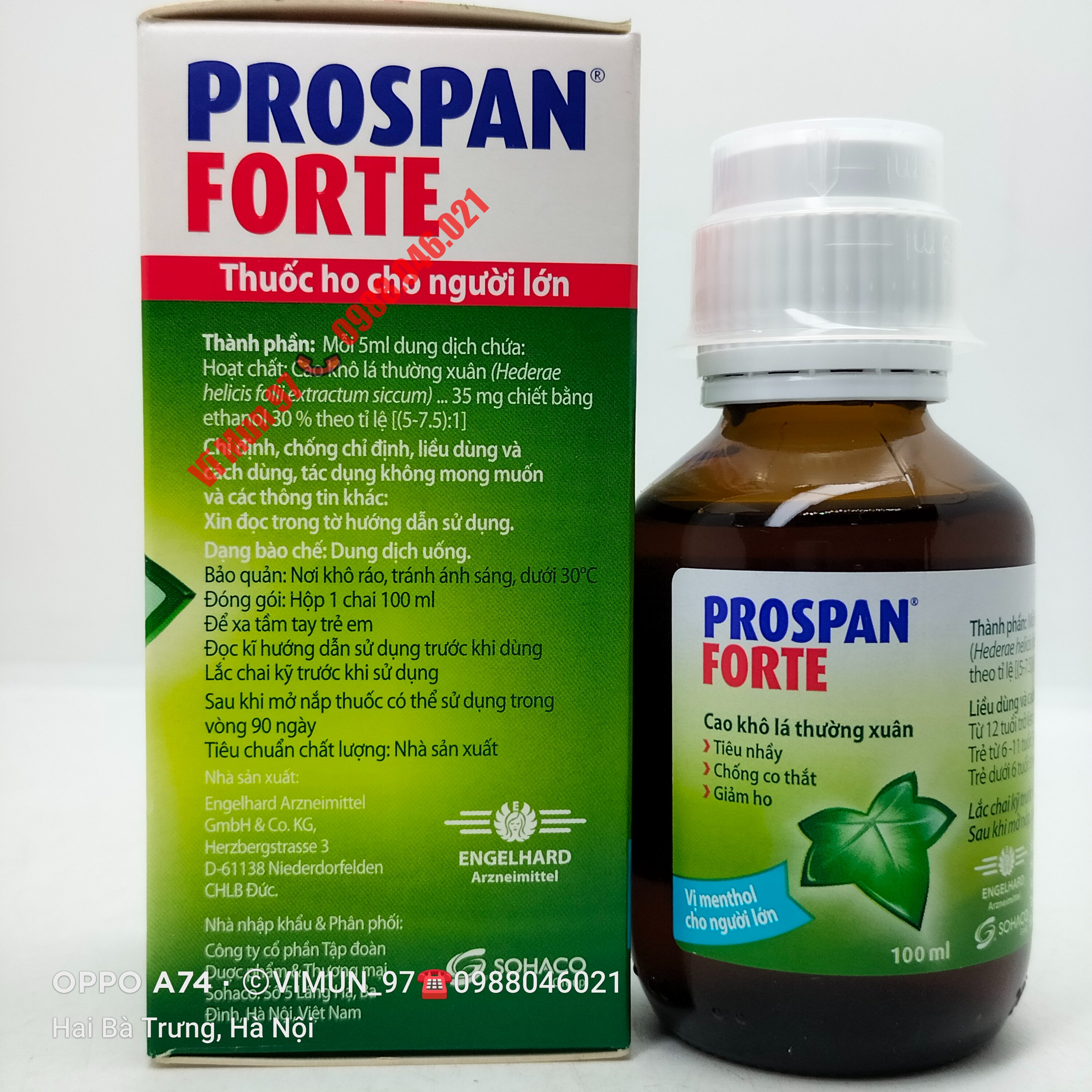 Siro - ho Đức 100ml siro-pro span-Đức 100ml