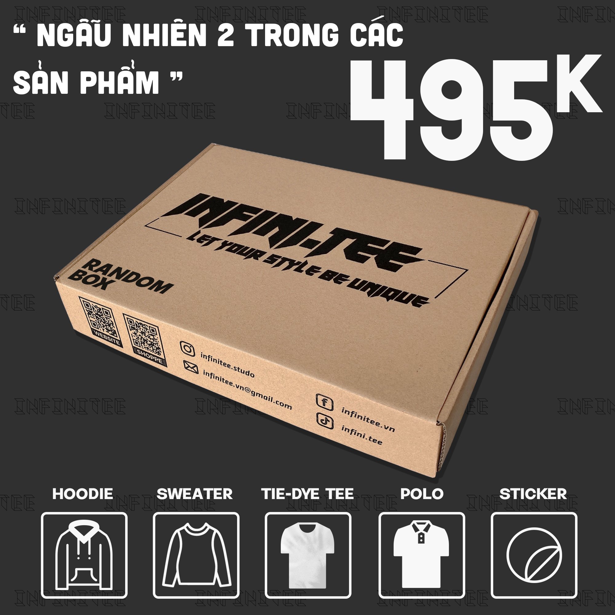 Hộp ngẫu nhiên infinitee - radom box