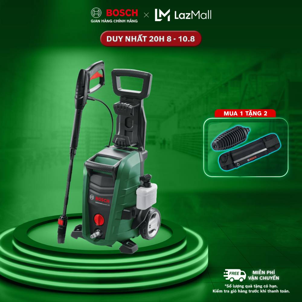 [Trả góp 0%] Máy phun xịt rửa Bosch Universal Aquatak 125