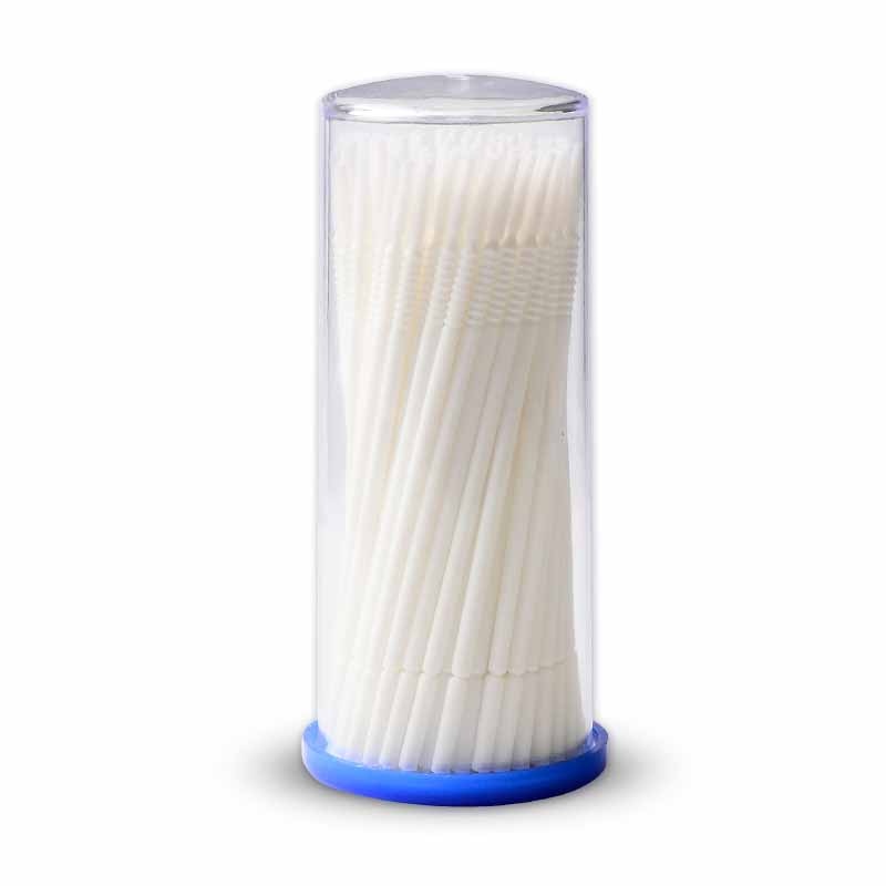 100PCS/Pack Long Head Bendable Micro Brushes Disposable Microbrush Applicator Eyelash Mascara Glue Cleaning Brush Makeup Tools