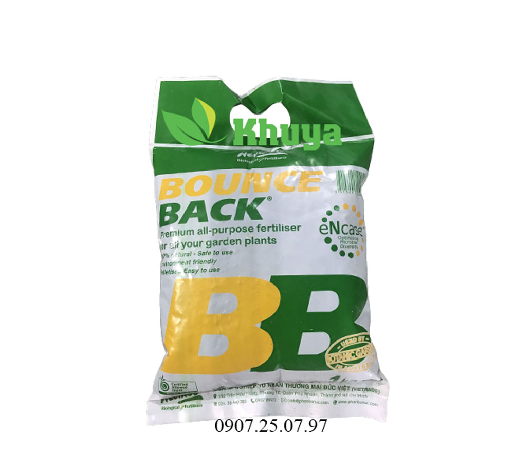 Phân bón hữu cơ BB BOUNCE BACK 1kg dạng Viên của Úc
