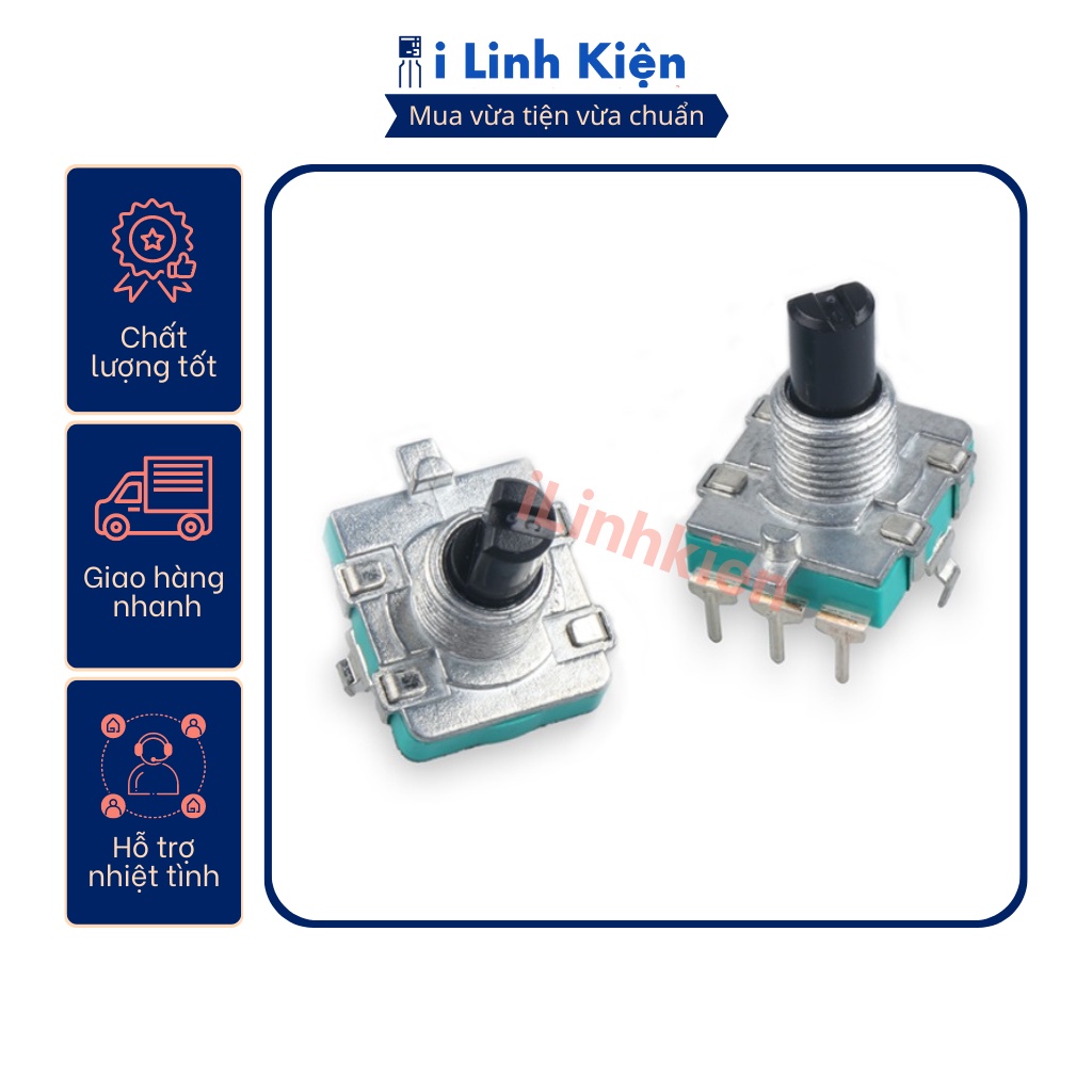 Công tắc volume vô cấp EC16 15mm 3 chân