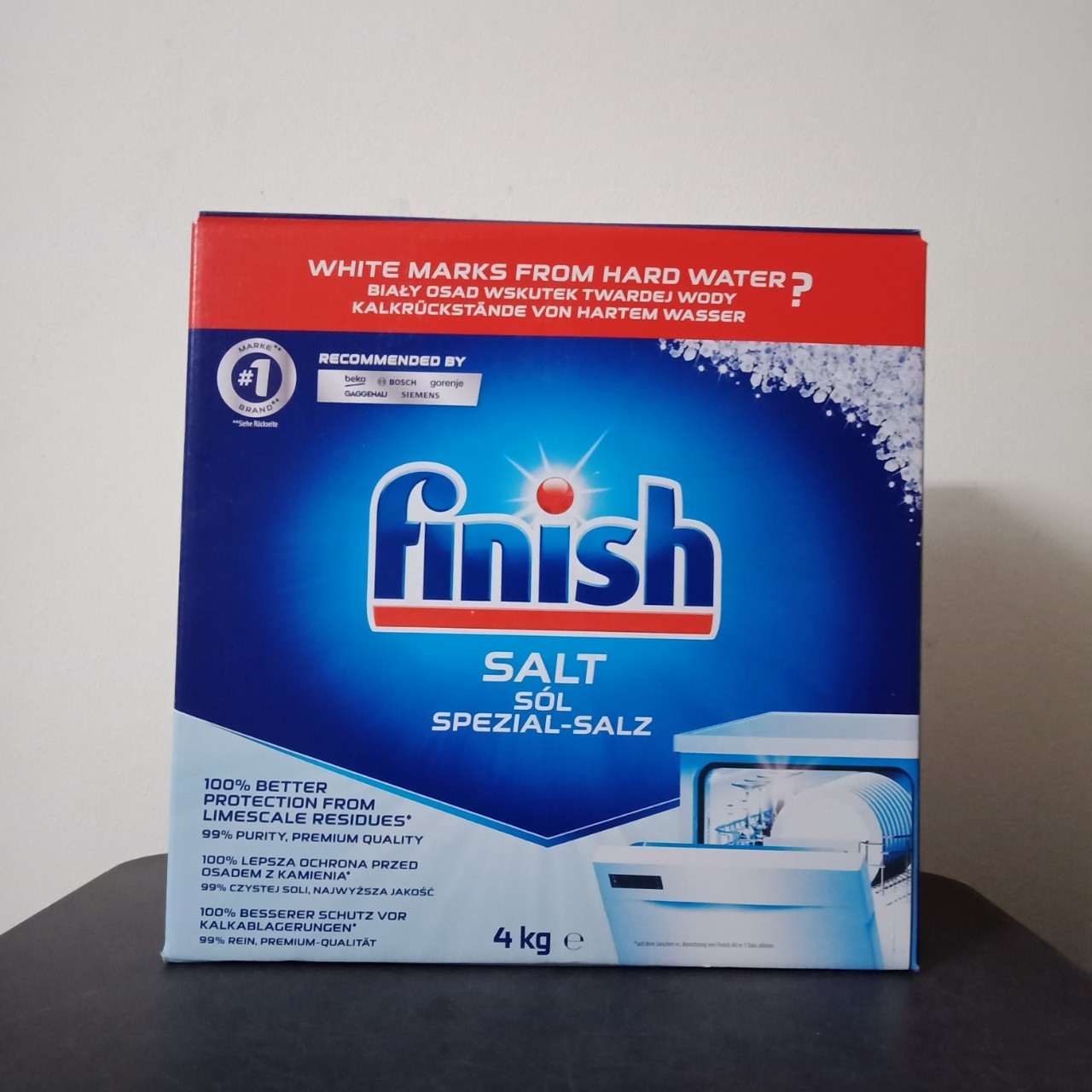 Bột rửa chén Finish Đức hộp 4,5 kg