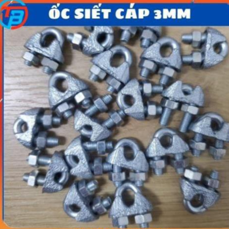 [Khóa cáp] Ốc Siết Cáp 3ly Cóc Kẹp Cáp - Kim khí capthepsaigon