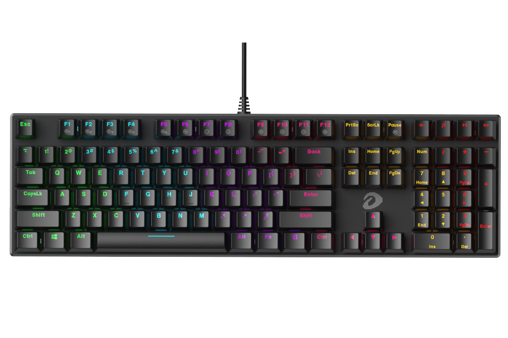 Bàn phím cơ Gaming DAREU EK810  (PINK-LED, Blue/ Brown/ Red D switch)