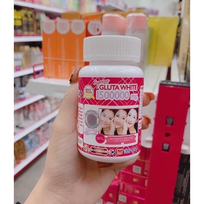 Trắng da Supreme Gluta White 1500000mg Thái Lan