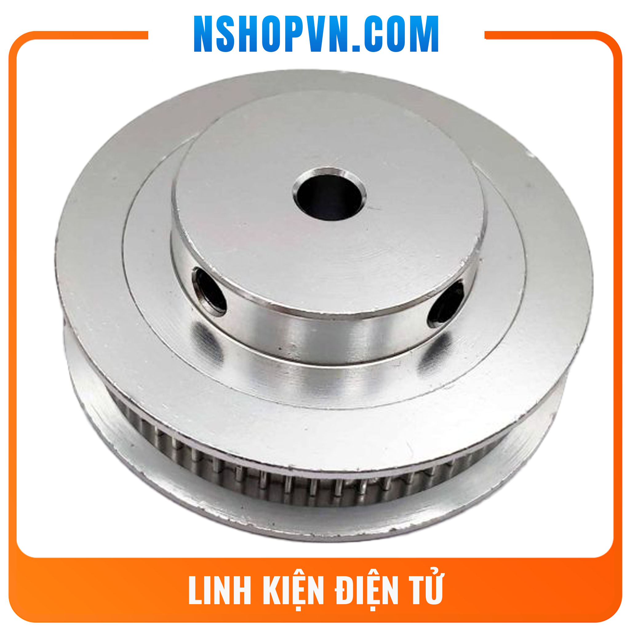 Puly GT2 60 răng trục 5mm