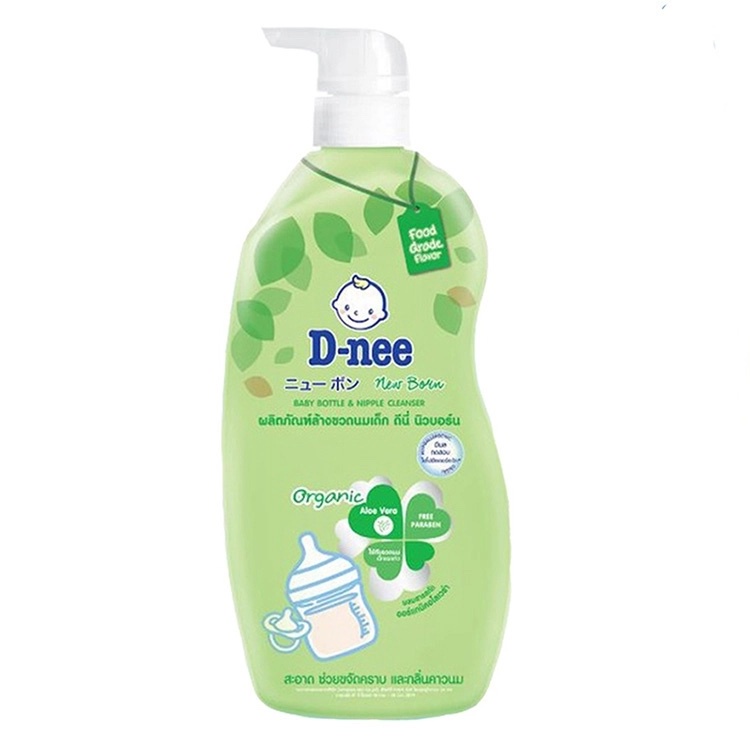 Nước rửa bình sữa dnee organic thái lan chai 620ml - túi 550ml d-nee