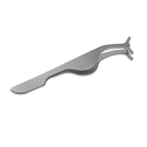 1pc Eyelash Tweezers Beauty Tools Multifunction Stainless Auxiliary Curler False Eyelash Extensions Clip Applicator Accessories
