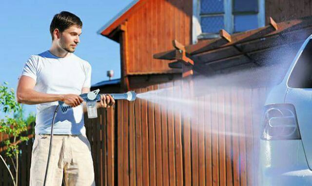 Súng Xịt Nước Tăng Áp 8 Chế Độ Rửa Xe