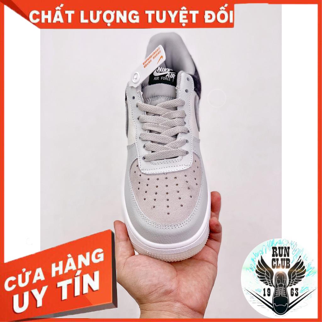 [VIDEO ẢNH THẬT+HỘP BẢO VỆ+FREESHIP] giầy thể thao Force 1 trắng gót đen thời trang nam nữ