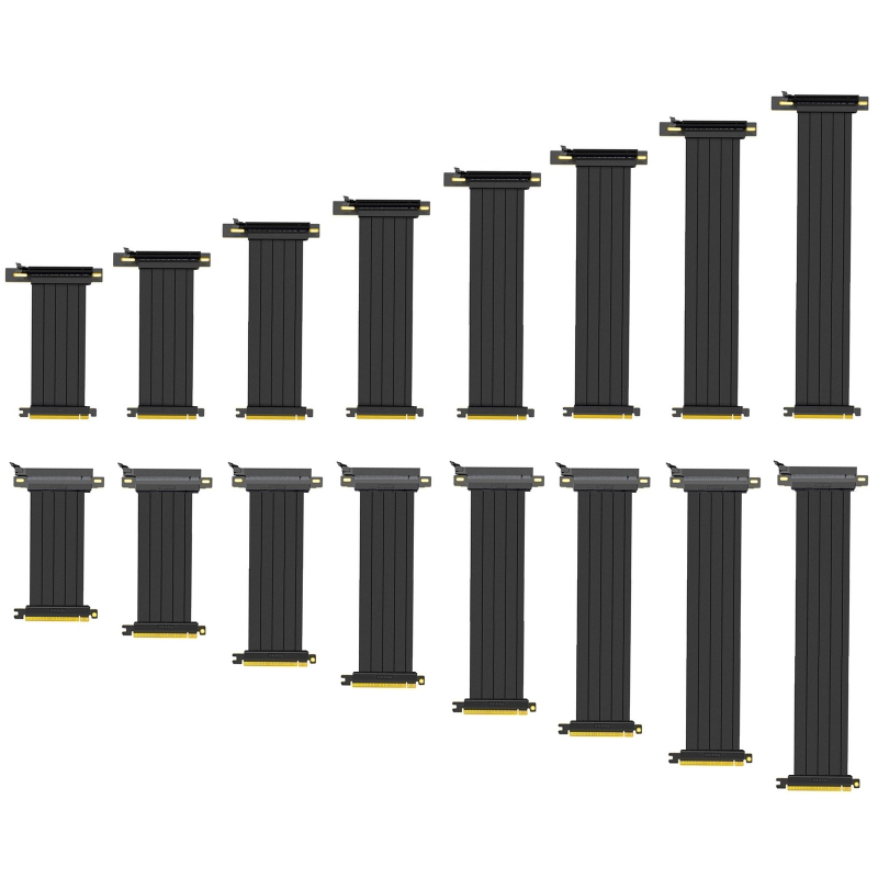 High Speed PC Graphics Cards PCI for Express Connector Cable Riser Card PCI-E 4.0 X16 Flexible Cable Expansion Port Adap