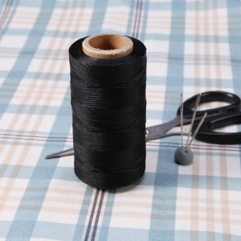 LDI8-Flat wax wire coil 260M leather leather DIY DIY black