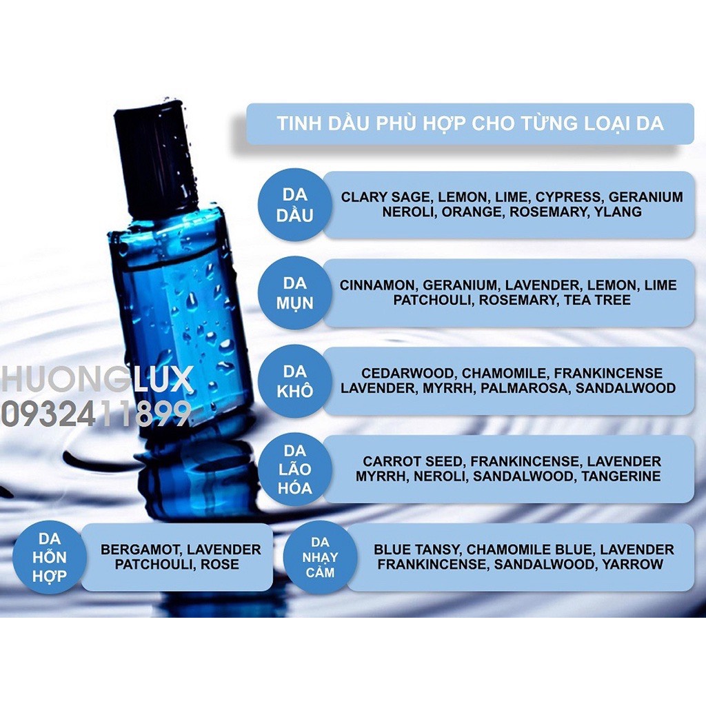 Tinh dầu chanh tây Lemon Essential Oil (Distilled)