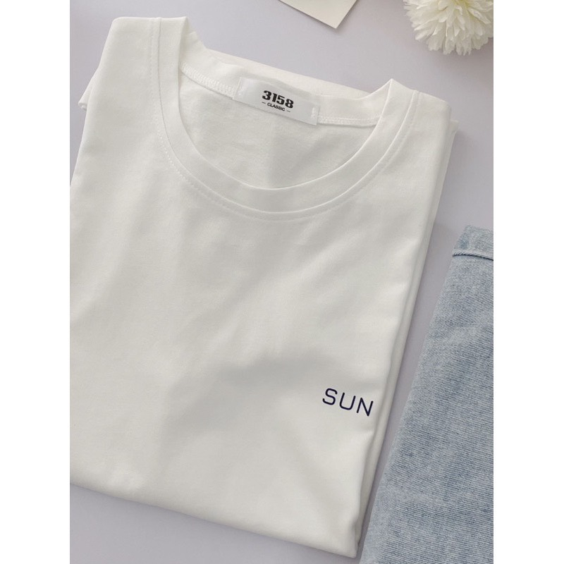 Áo thun 3158 form rộng mẫu SUN