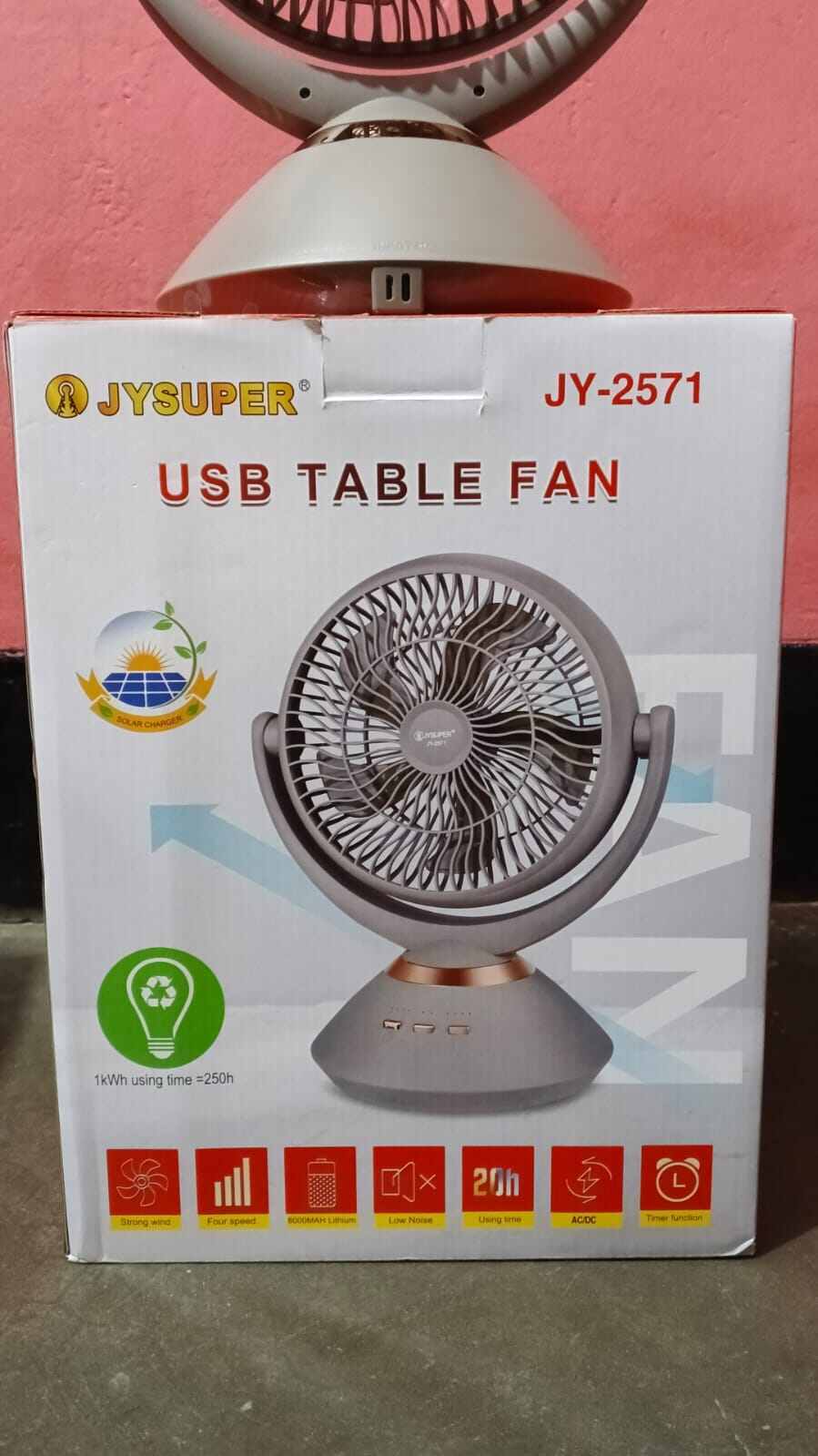 JYSUPER JY-2571 Compact USB Air Exhaust Fan for Efficient Indoor VentilationāĨ¤ Bazar Offer.