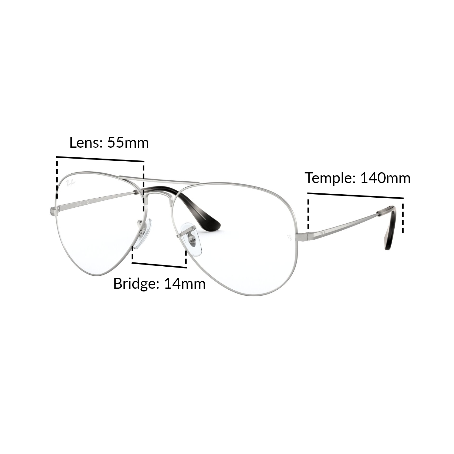 Diagram of glasses