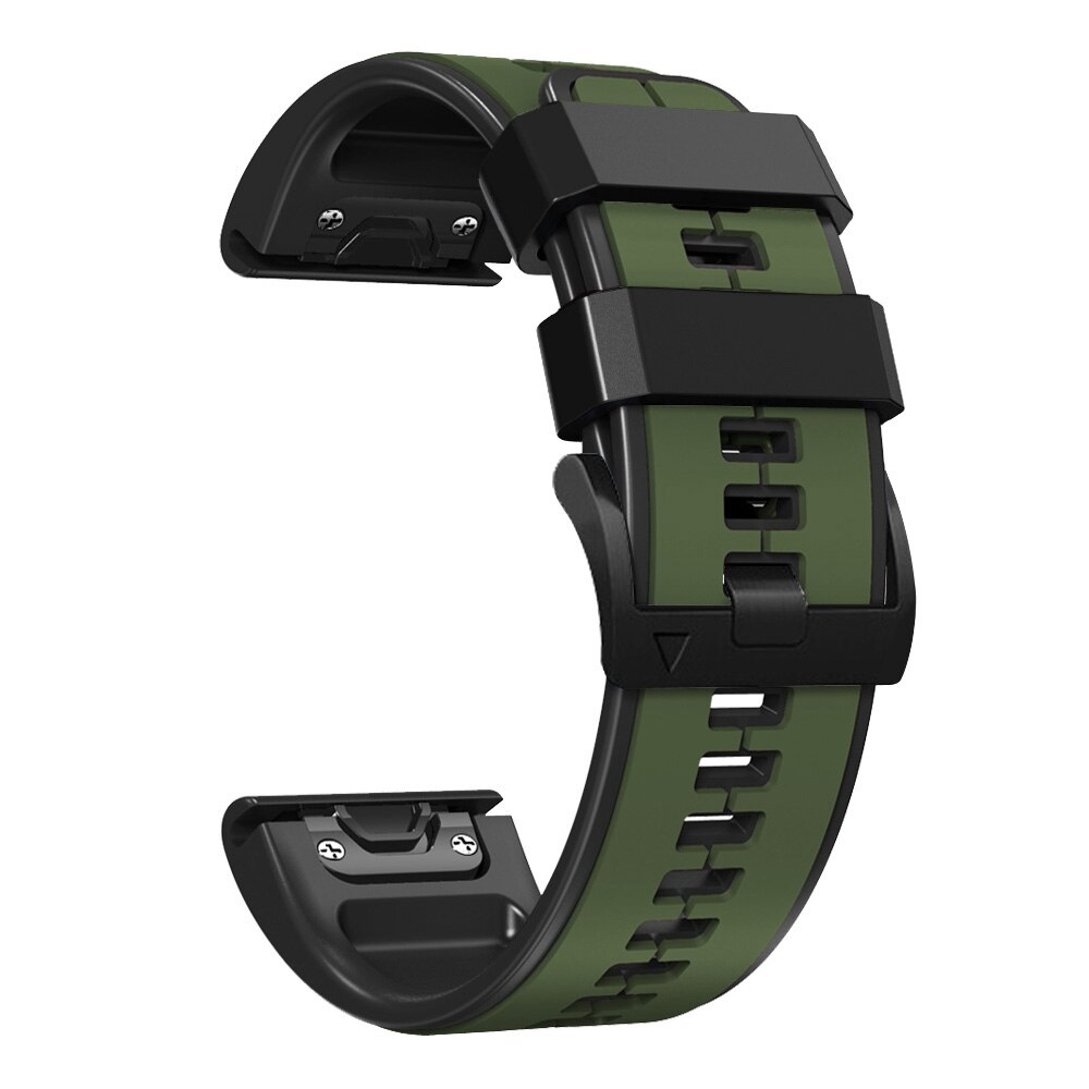 2 quickfit 22mm 26mm silicone strap for garmin approach s70 47mm/fenix 7x pro 7 6x pro 6pro 5 5x plus watchband