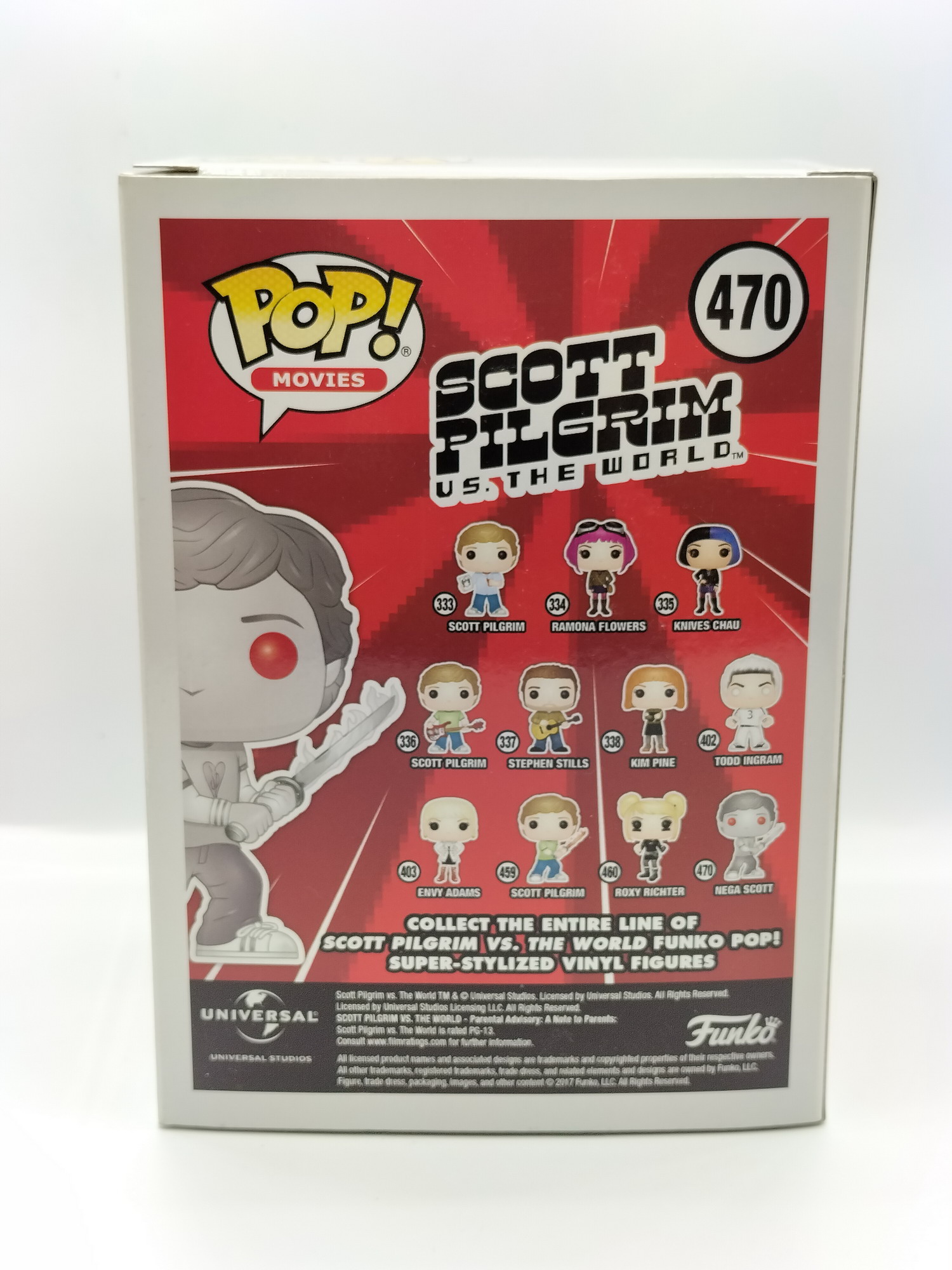 SDCC 2017 Funko Pop Scott Pilgrim vs the World - Nega Scott #470 (กล่อง ...