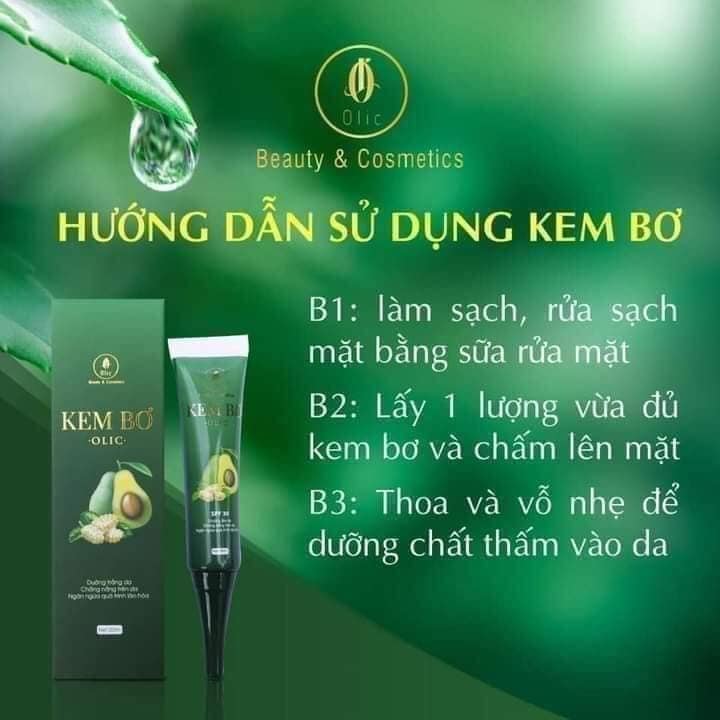 KEM BƠ CẤY TRẮNG NANO OLIC