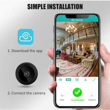 กล้องวงจรปิดไร้สาย round camera WiFi กล้อง HD 1080P สองล้านพิก IP ...