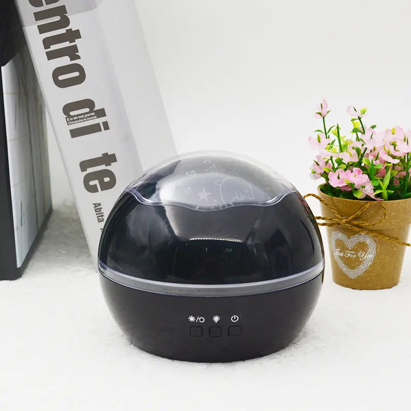 Night light Romantic rotating star projection light USB baby sleeping light bedroom ball light simple