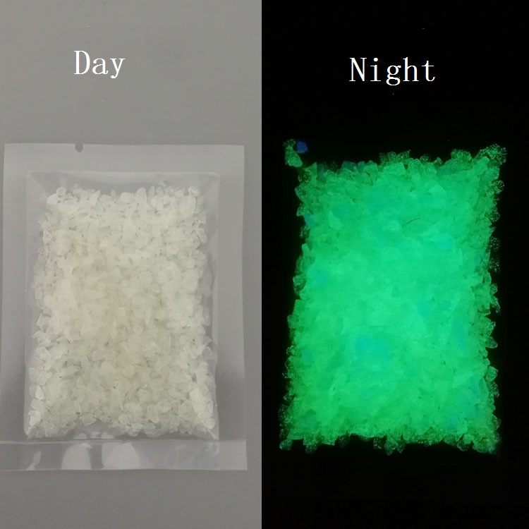 【HATELI】1Pc Luminous Aquarium Sand Glow In The Dark Sand Ornament