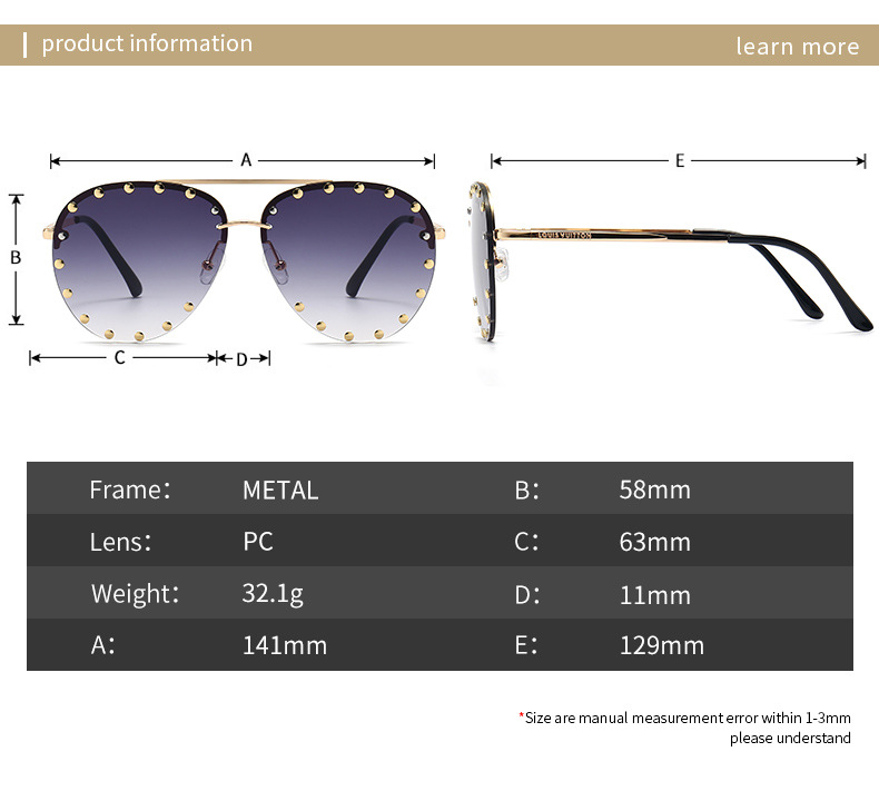 Top với hơn 68 louis vuitton sunglasses size chart siêu đỉnh  trieuson5