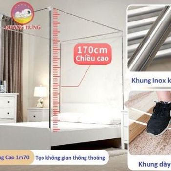 (SHOP NEW🎁🎁🎁)Màn khung không khoan tường