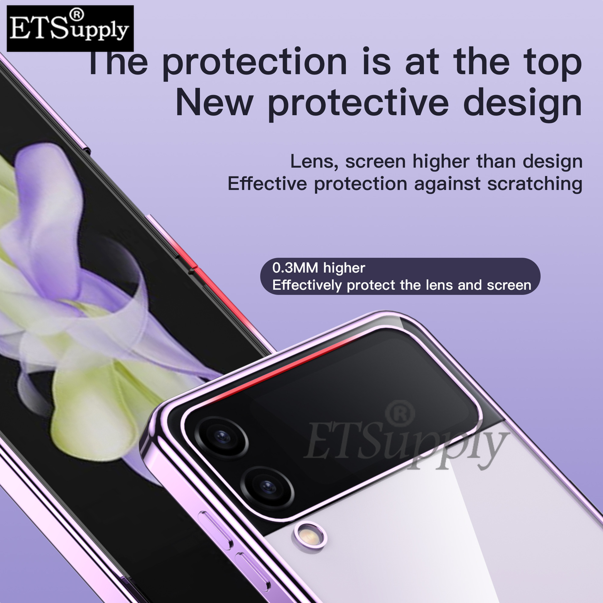 Phone%20case%20Samsung%20Galaxy%20Z%20Flip5%20Zflip%206%20Transparent%20Plating%20Antioxidant%20Clear%20Cover%20Back%20Cover%20Samsung%20Galaxy%20ZFlip6%20ZFlip5%20case%20-%20Image%206