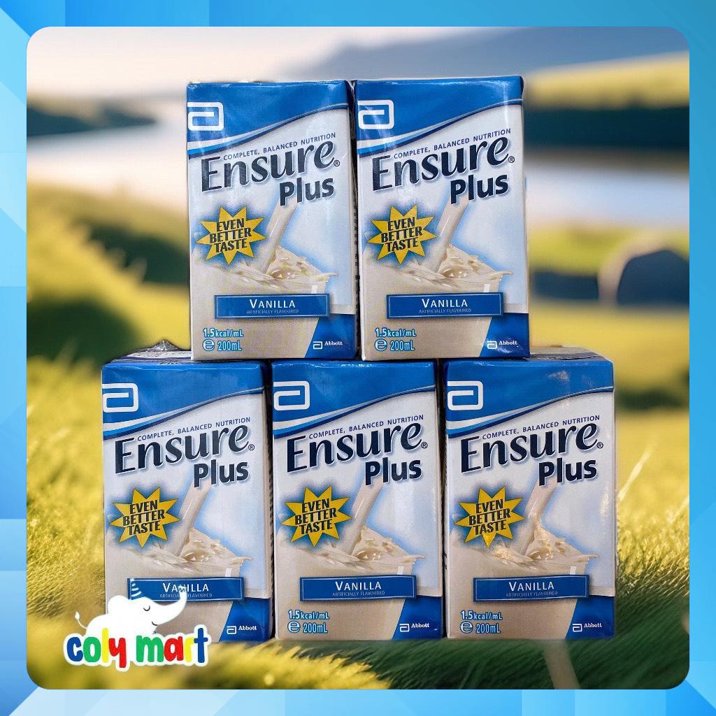 Sữa Ensure Plus nội địa Úc dạng nước - thùng 27 hộp 200ml Date 04 05-2024