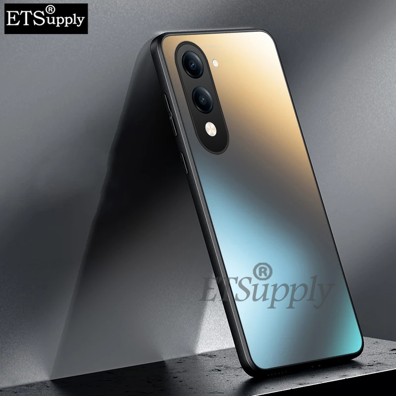 Phone case Vivo Y19S GT Y29S Y29T Shockproof Non-slip Matte meatl anti-fingerprint Hard Back cover Vivo Y04 4G Back cover.