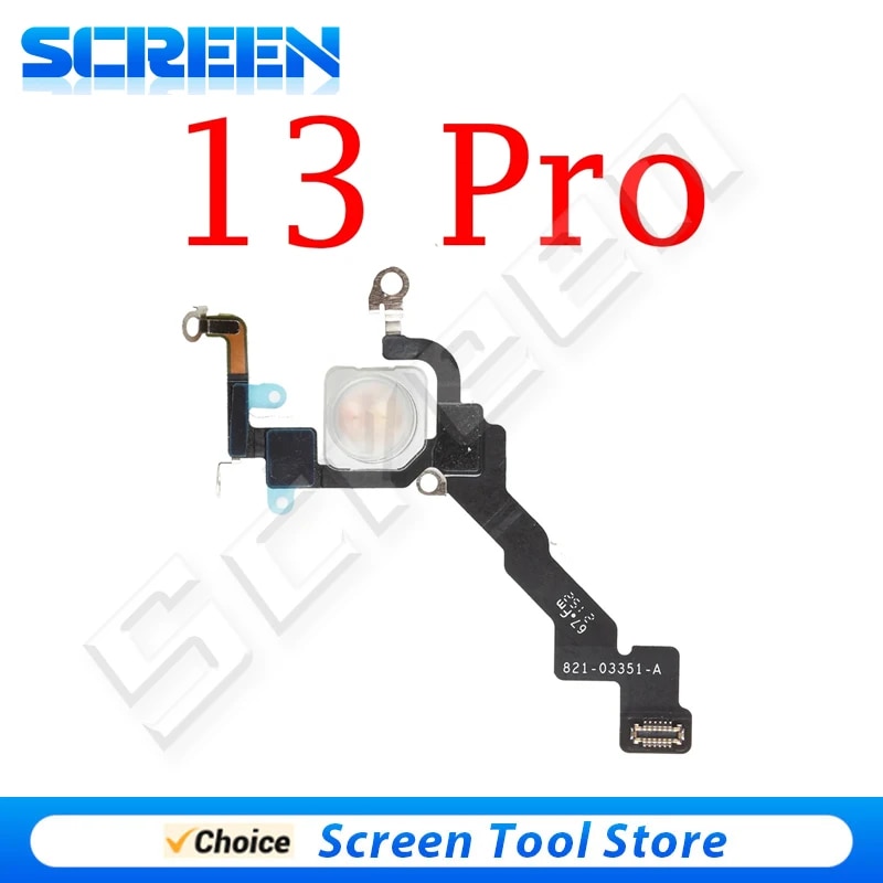1pcs Proximity Distance Ambient Flash Light Sensor LED Flex Cable Repair Parts For iPhone 12 13 14 plus Pro max Repair Part. 