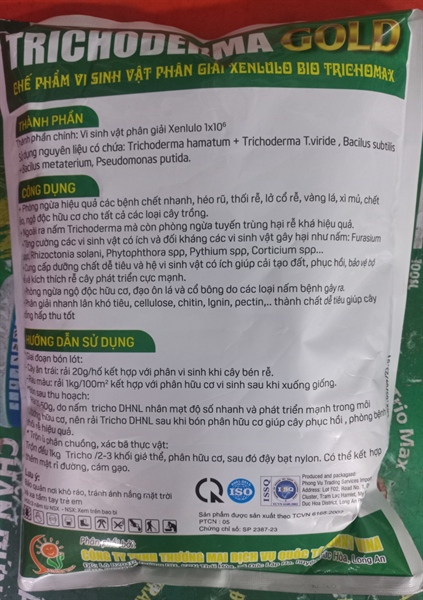 Chế phẩm vi sinh TRICHODERMA GOLD 1kg