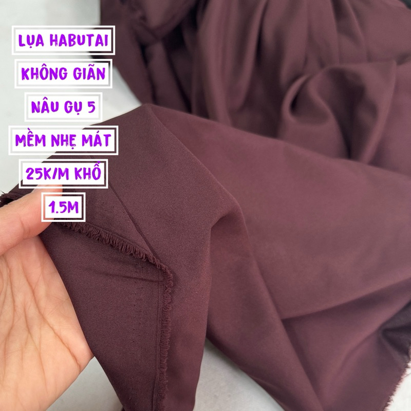 Vải Lụa Cát Hàn- mỏng mềm mại rủ vải-suôn mượt