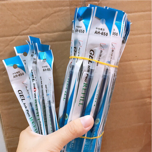ComBo 100 Chiếc Ruột Bút Mực Nước màu Xanh