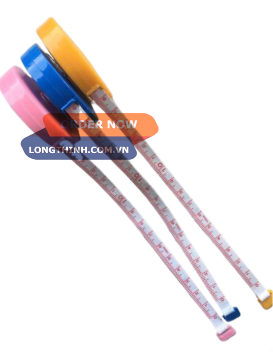 Thước cuộn nhỏ D&T chiều dài dây thước 150cm có nút bấm