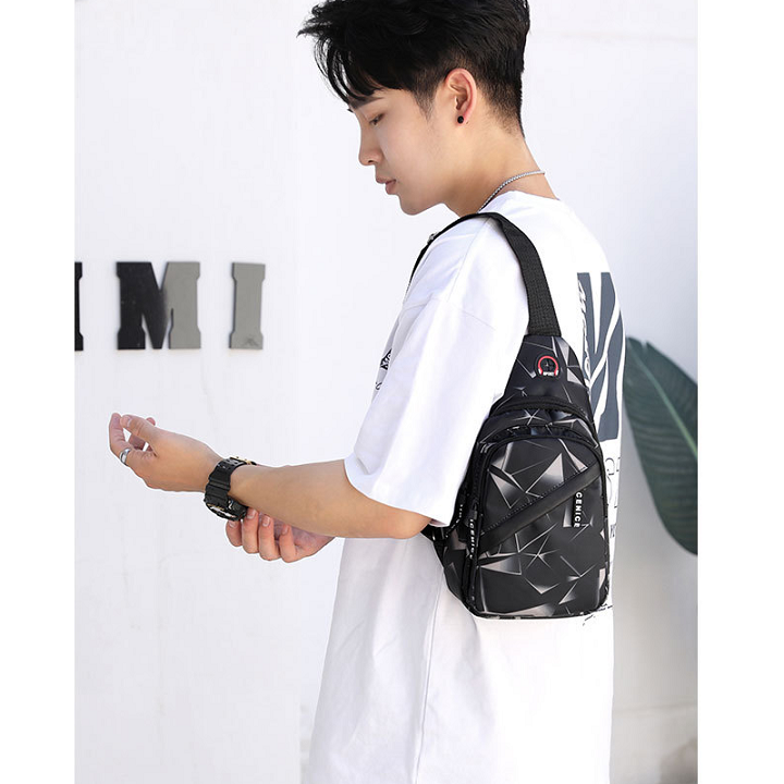 Túi Đeo Chéo Nam Unisex Phong Cách Hàn Quốc