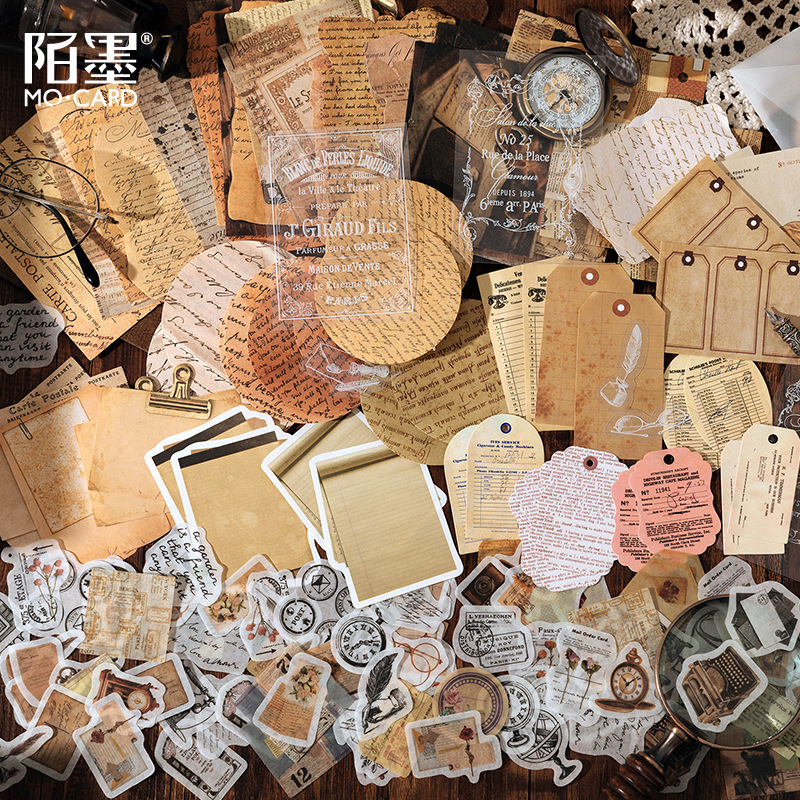 %E3%80%90FOOT%20SOFA%E3%80%91%20200pcs/pack%20Decor%20Scrapbook%20PET%20Sticker%20Materials%20Paper%20Combo%20Kit%20DIY%20Junk%20Journal%20Collage%20Photo%20Album%20Vintage%20Stickers%20-%20Image%203