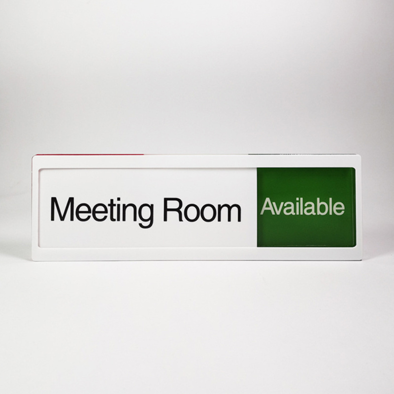 Mlinstudio Office Sliding Acrylic Office Occupied Signs Vacant Occupied ...