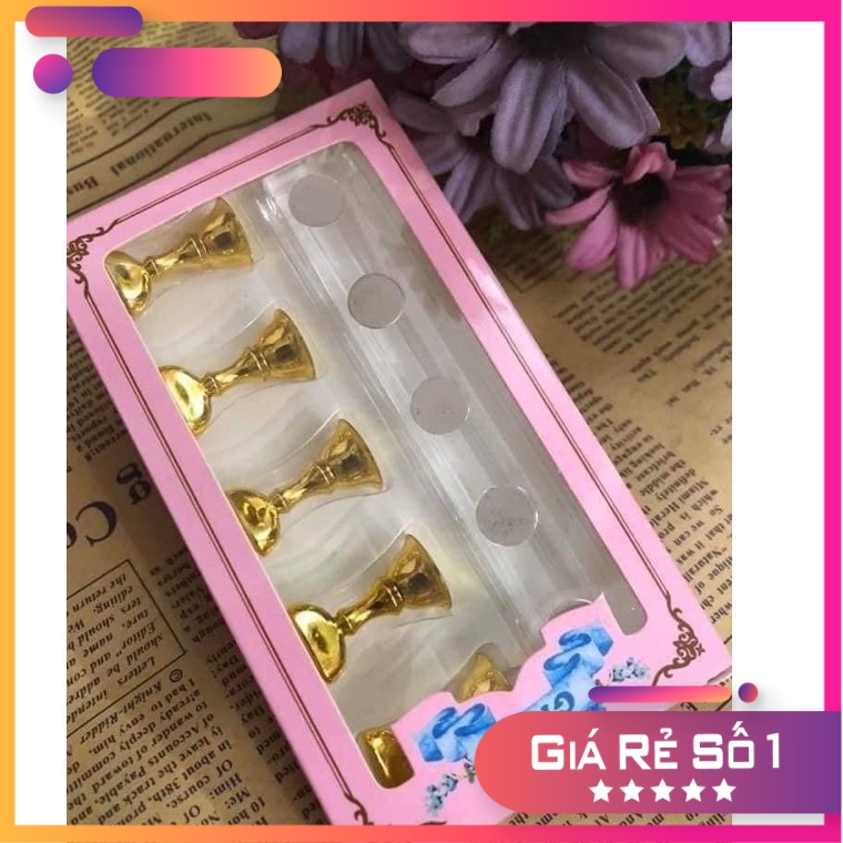 Đế Cờ Làm Nail, Đễ Trưng Móng Mẫu - Set 5 bộ - Sugar Nails