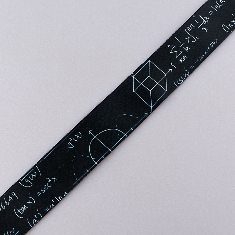 Advanced Mathematical Formula Lanyards Keychain Holder ID Card Pass ...