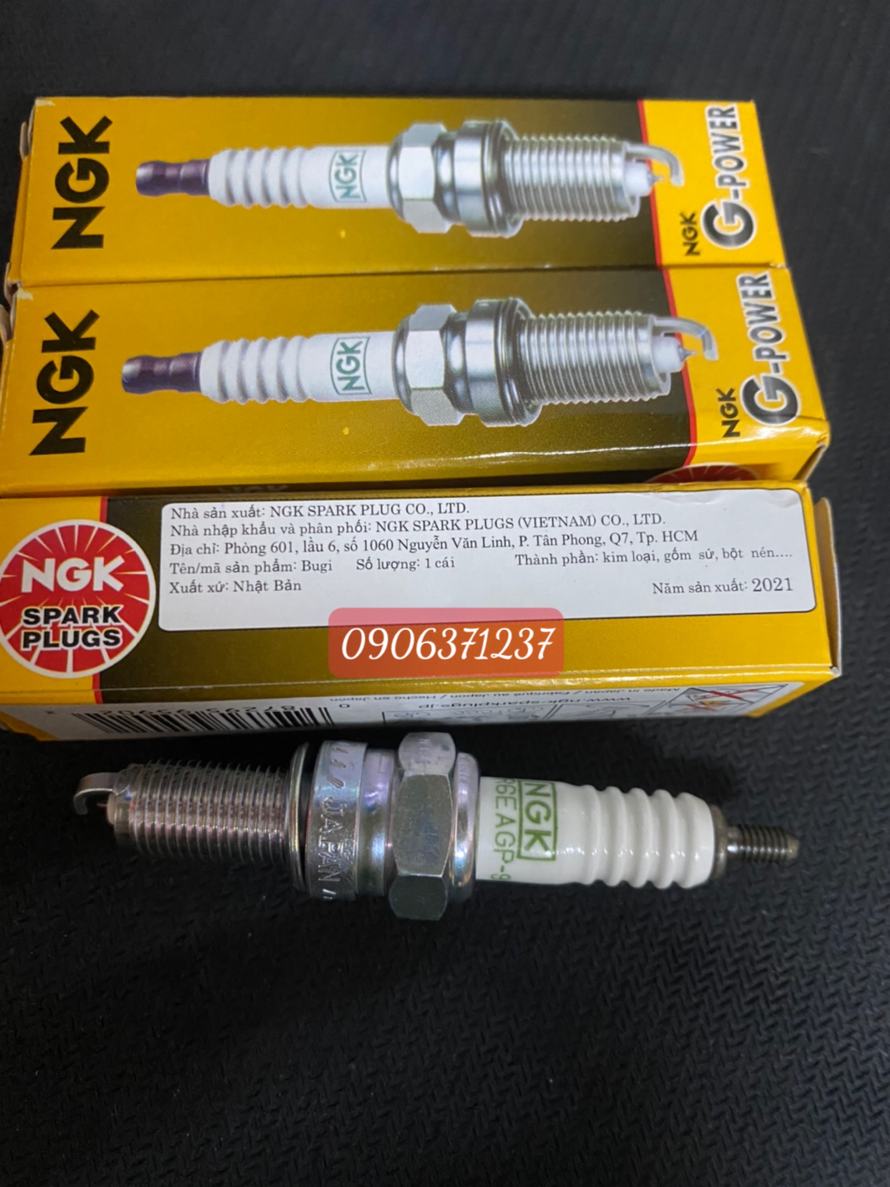 Bugi bạch kim chân dài CPR6EAGP-9 NGK