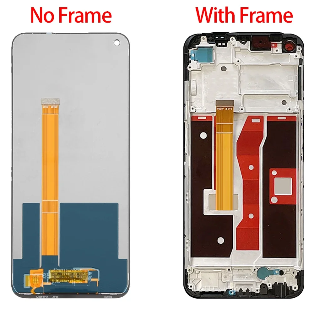 Original 6.5" Display For Oppo A54 4G CPH2239 LCD Touch Screen With Frame Digitizer Assembly Replacement For Oppo A54 4G LCD