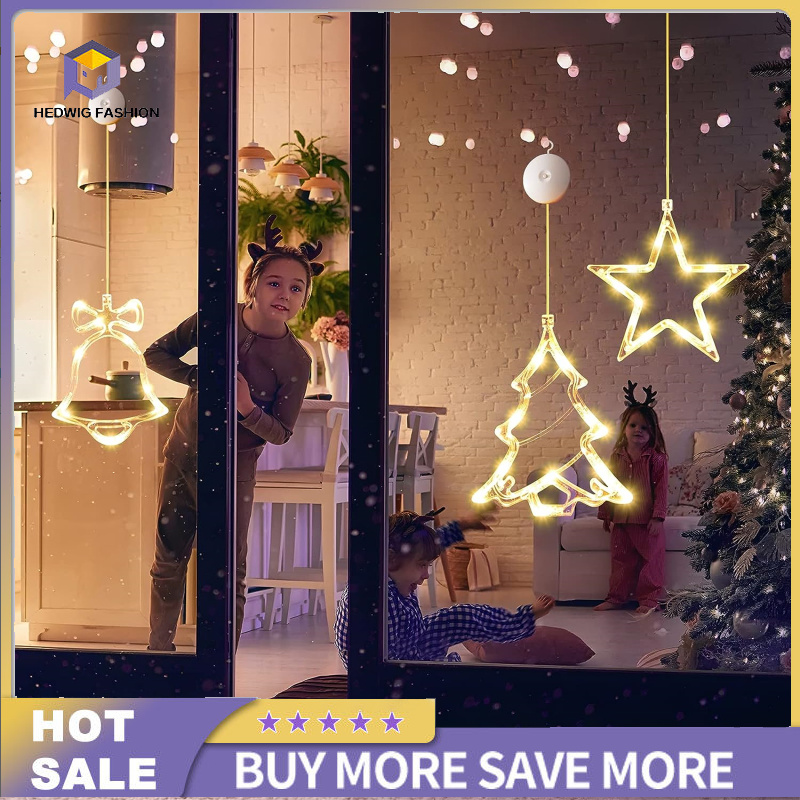 3Pcs Led Christmas Window Lights With Suction Cups 3600 (K