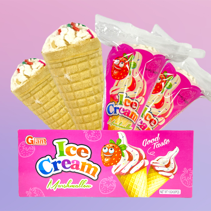 Giant Candy. Ice cream Marshmallow with Cone Sold Per Pack Lazada PH